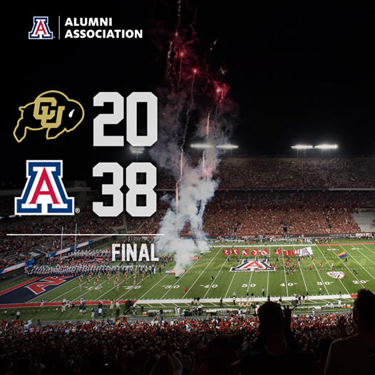 Of course, we cannot forget one of the best parts of this year's Homecoming! Bear Down Arizona!