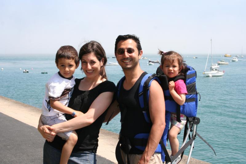 Najwa and family on vacation