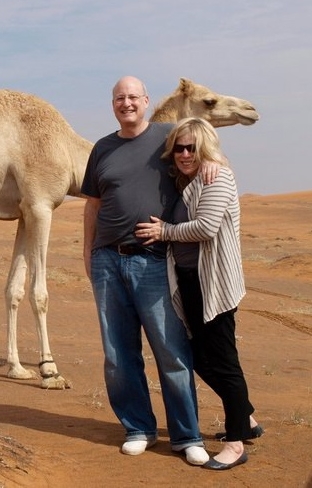 Jim and Marian in Arabian Desert